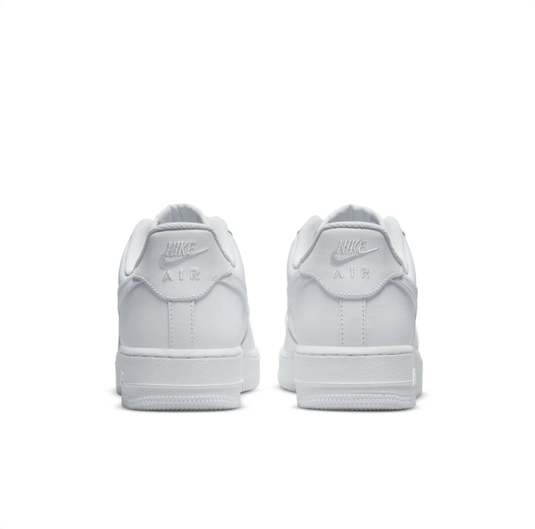 Nike Air All-White Low-Top Lace-Up Sneakers