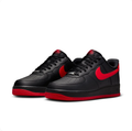 Nike Air Black & Red Low-Top Lace-Up Sneakers