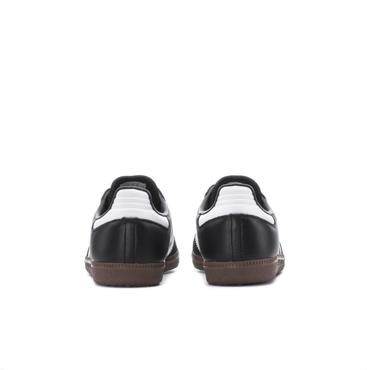 adidas Samba Black & White Low-Top Sneakers with Gum Sole