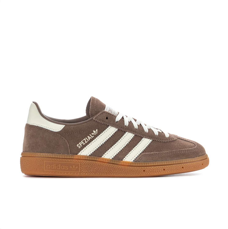adidas Spezial Taupe & Cream Low-Top Sneakers with Gum Sole