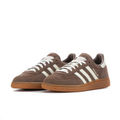 adidas Spezial Taupe & Cream Low-Top Sneakers with Gum Sole