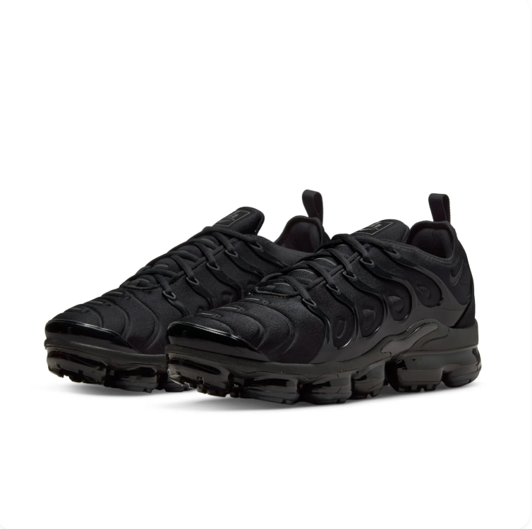 Nike Air All-Black Sneakers with Sculpted Overlays