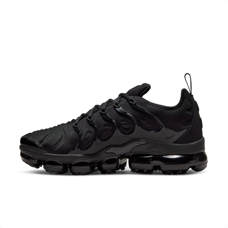 Nike Air All-Black Sneakers with Sculpted Overlays