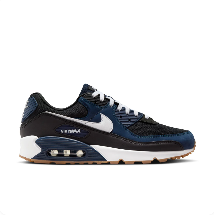 Nike Air Max Navy & Black Low-Top Sneakers with Gum Outsole