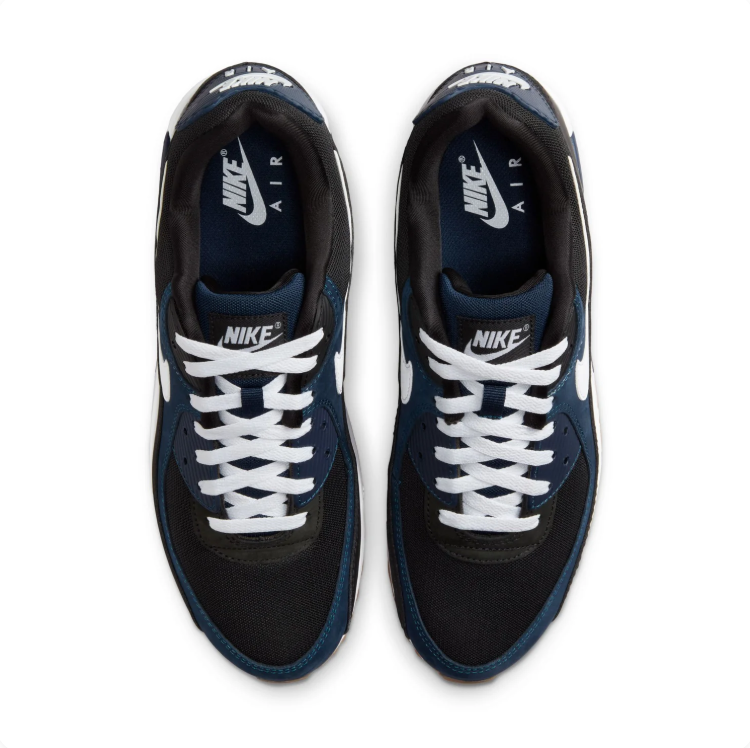 Nike Air Max Navy & Black Low-Top Sneakers with Gum Outsole