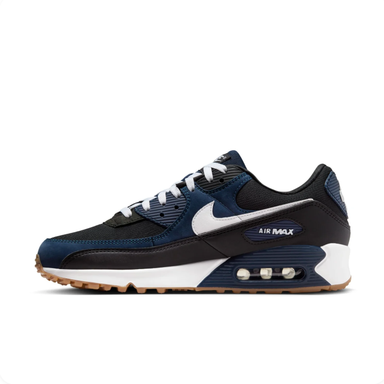 Nike Air Max Navy & Black Low-Top Sneakers with Gum Outsole