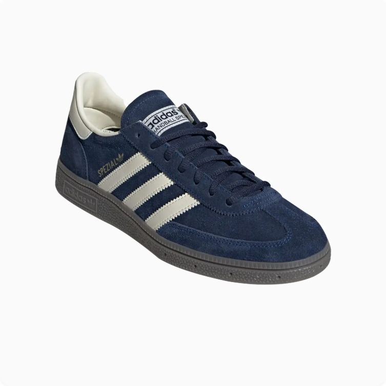 adidas Handball Spezial Navy & Cream Low-Top Sneakers