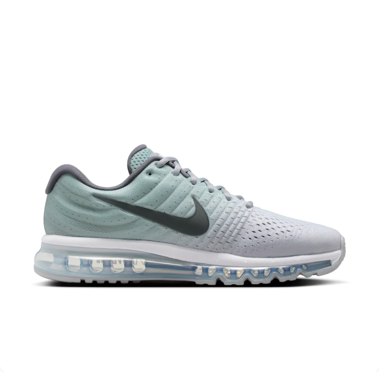 Nike Air Max Light Gray & Mint Low-Top Sneakers