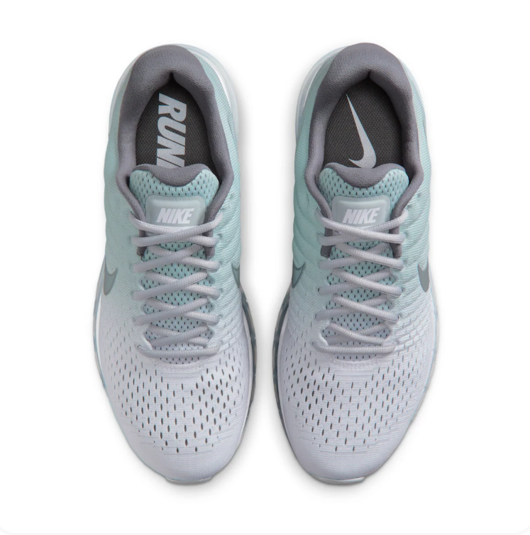 Nike Air Max Light Gray & Mint Low-Top Sneakers