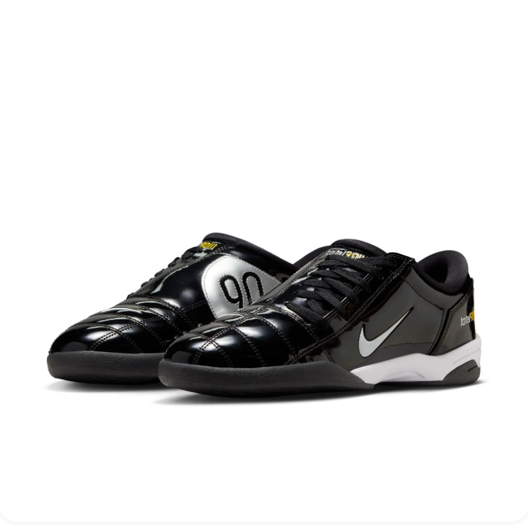 Nike Total 90 III Glossy Black & Silver Sneakers