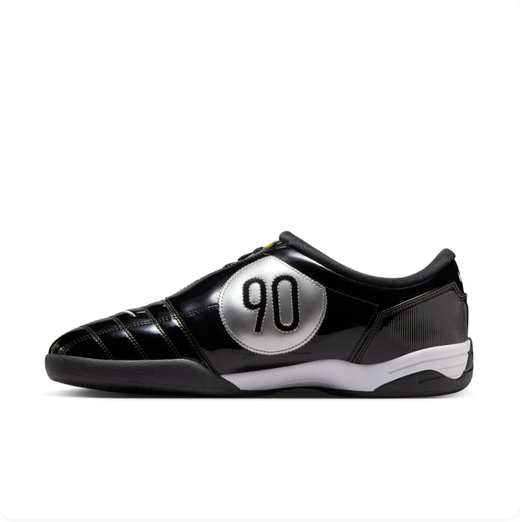Nike Total 90 III Glossy Black & Silver Sneakers