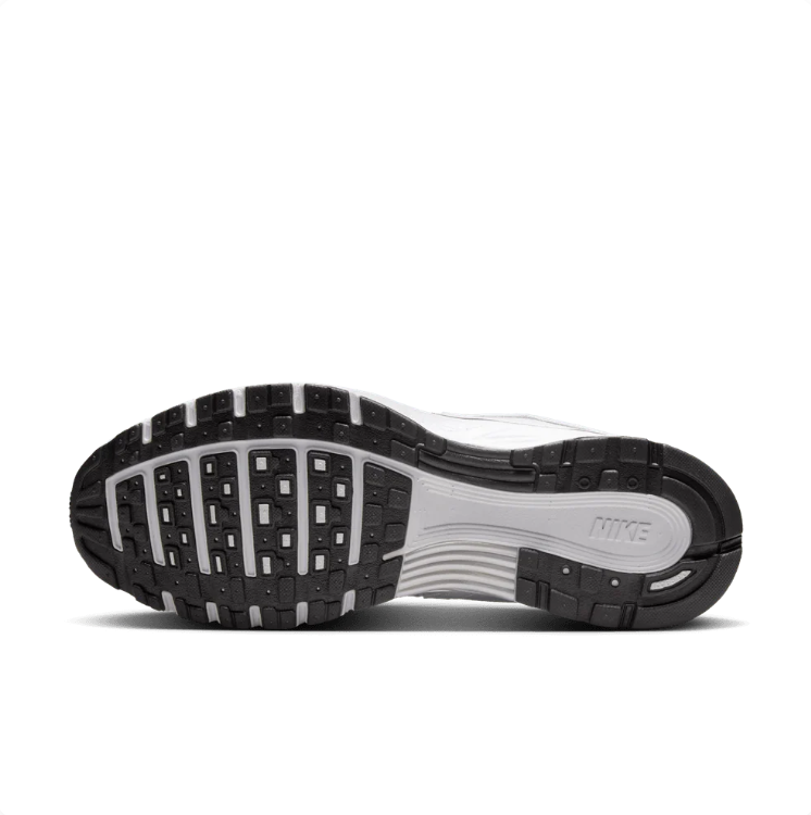 Nike P-6000 White & Light Grey Sneakers with Black Swoosh
