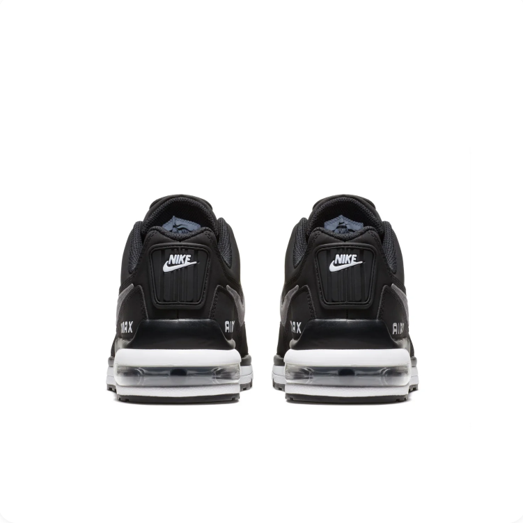Nike Air Max Black & Grey Sneakers with White Midsole