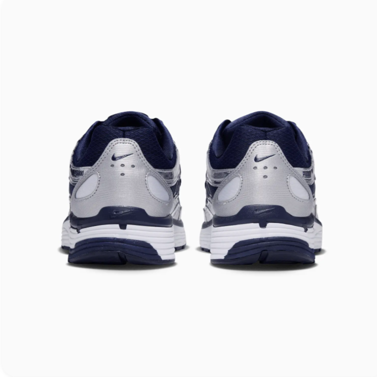 Nike P-6000 Navy & Metallic Silver Sneakers