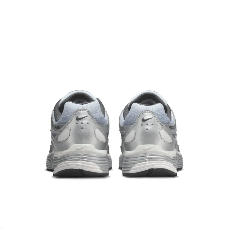 Nike P-6000 Light Grey & Metallic Silver Sneakers