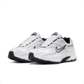 Nike Initiator White & Metallic Silver Sneakers with Black Accents