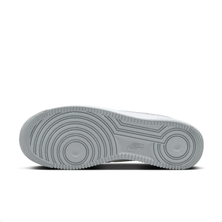 Nike Air Force 1 White & Light Grey Low-Top Sneakers