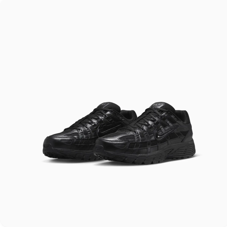 Nike P-6000 Triple Black Low-Top Sneakers