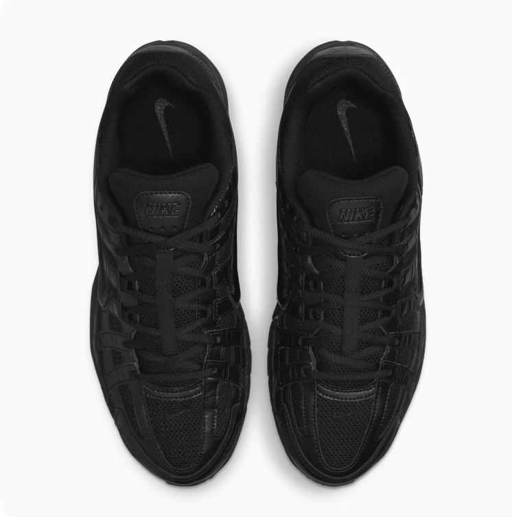 Nike P-6000 Triple Black Low-Top Sneakers