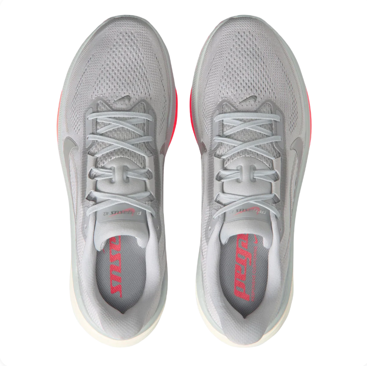 Nike Light Grey & Coral Running Sneakers