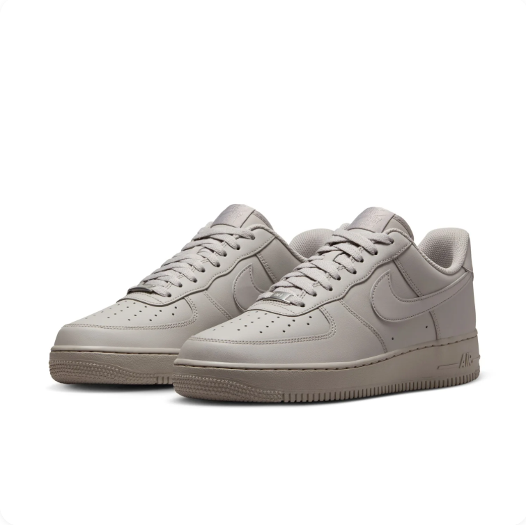 Nike Air Force 1 Tonal Greige Low-Top Sneakers