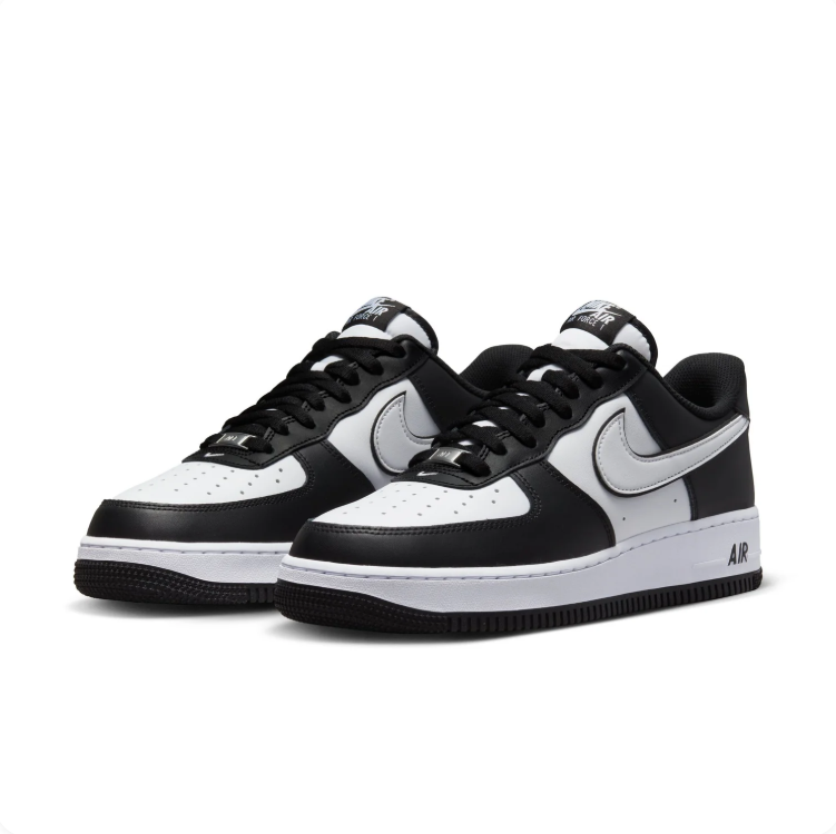 Nike Air Force 1 Black & White Colorblock Low-Top Sneakers