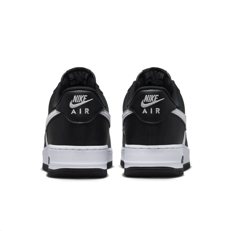 Nike Air Force 1 Black & White Colorblock Low-Top Sneakers