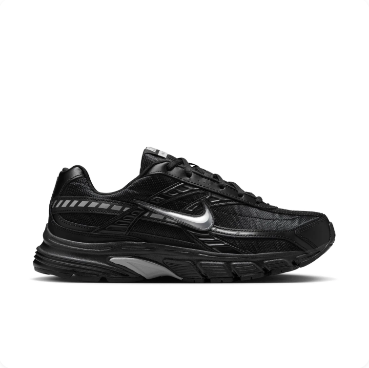 Nike Initiator Black & Metallic Silver Sneakers