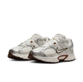 Nike Cream & Metallic Silver Sneakers with Brown Accents
