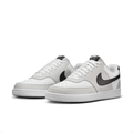 Nike Court Vision White & Light Grey Sneakers with Black Swoosh