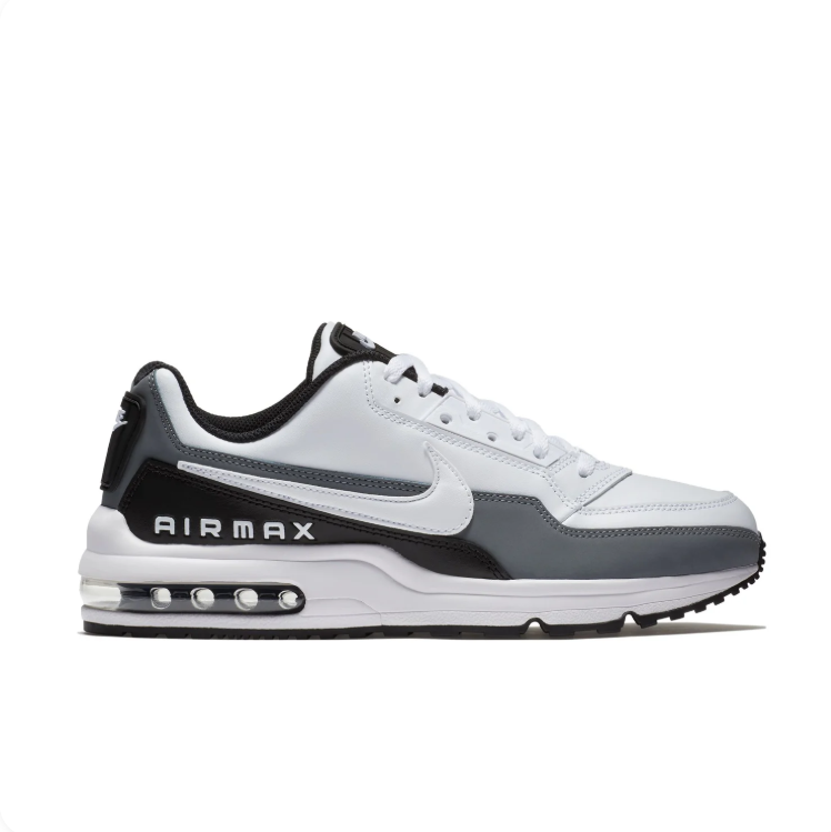 Nike Air Max White, Grey & Black Low-Top Sneakers