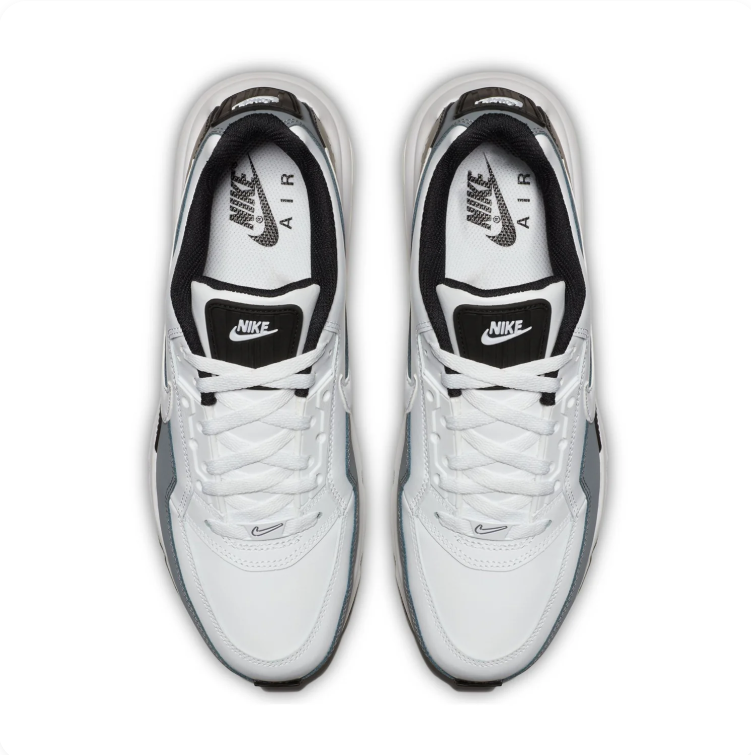 Nike Air Max White, Grey & Black Low-Top Sneakers