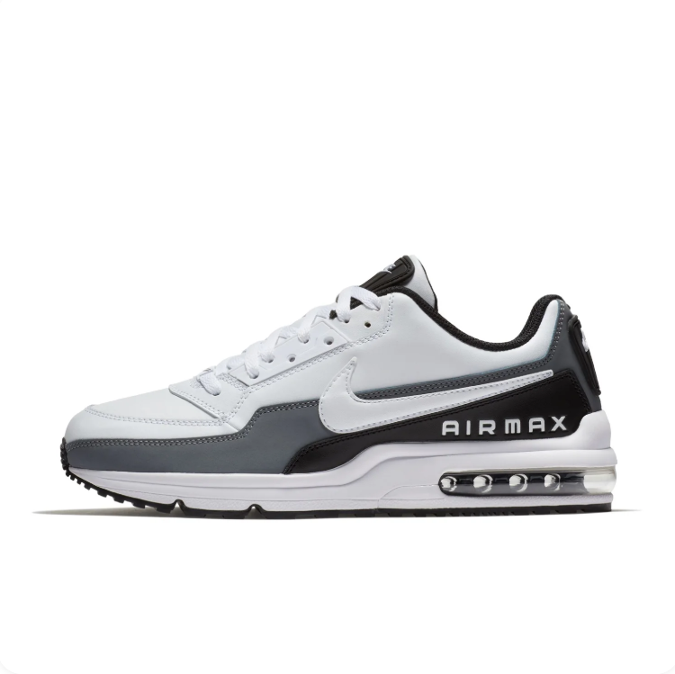 Nike Air Max White, Grey & Black Low-Top Sneakers
