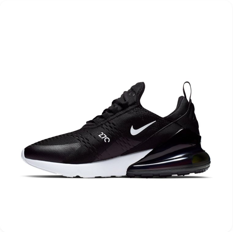 Nike Air Max 270 Black & White Sneakers