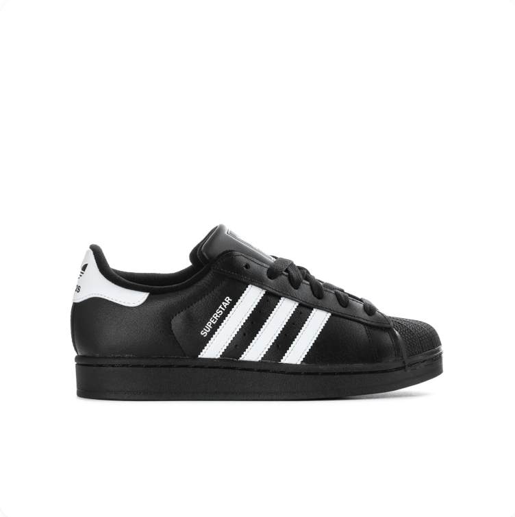 adidas Superstar Black & White Shell-Toe Sneakers