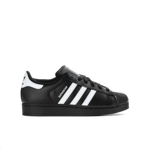 adidas Superstar Black & White Shell-Toe Sneakers