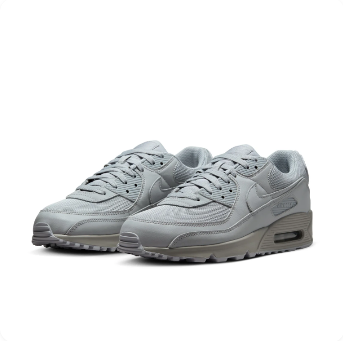 Nike Air Max 90 Tonal Grey Low-Top Sneakers