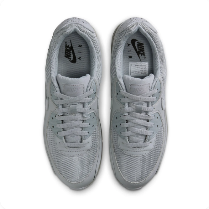 Nike Air Max 90 Tonal Grey Low-Top Sneakers