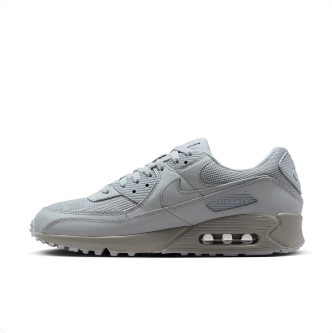 Nike Air Max 90 Tonal Grey Low-Top Sneakers