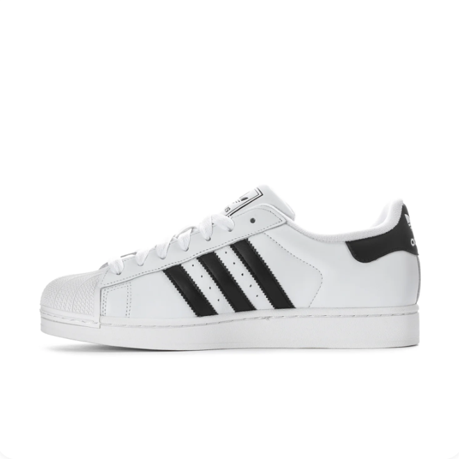 adidas Superstar White & Black Shell-Toe Sneakers