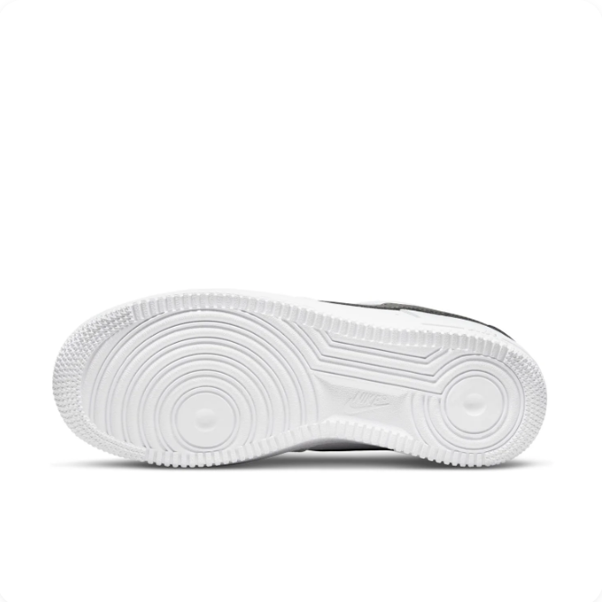 Nike Air Force 1 White & Black Low-Top Sneakers