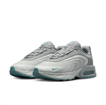 Nike Grey & Teal Low-Top Sneakers with Wavy Panels and Visible Air