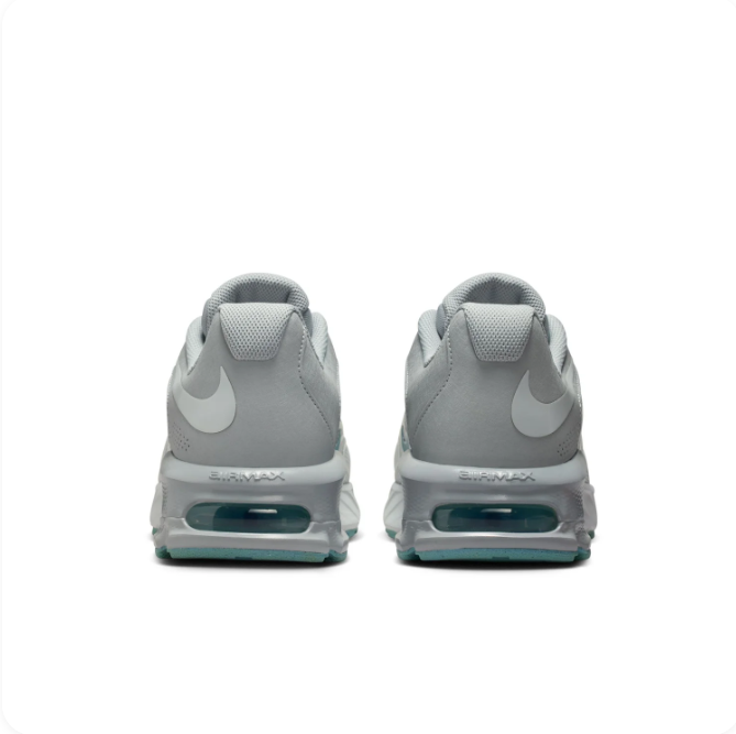 Nike Grey & Teal Low-Top Sneakers with Wavy Panels and Visible Air