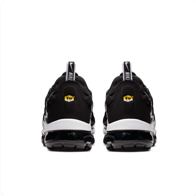 Nike Black & White Low-Top Sneakers with Segmented Air Sole