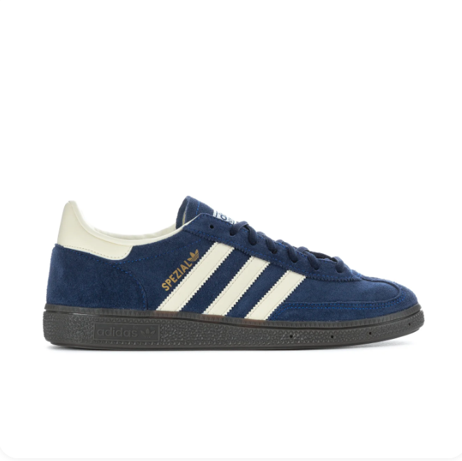 adidas Handball Spezial Navy & Cream Low-Top Sneakers