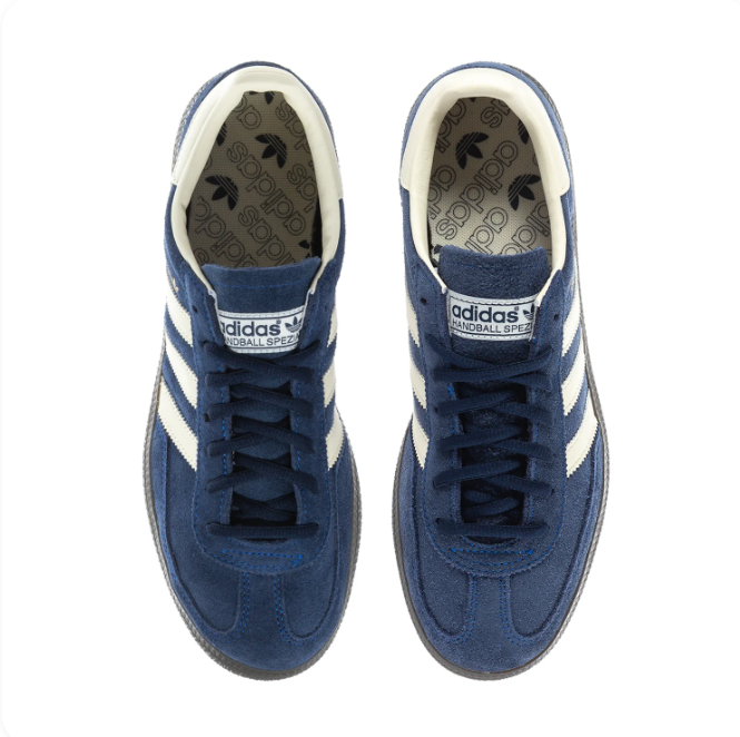 adidas Handball Spezial Navy & Cream Low-Top Sneakers