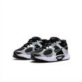 Nike Metallic Silver & Black Low-Top Sneakers with White Sculpted Sole
