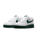 Nike Air Force 1 White & Dark Green Low-Top Sneakers