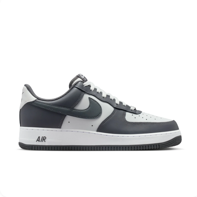 Nike Air Force 1 Charcoal & Light Grey Low-Top Sneakers