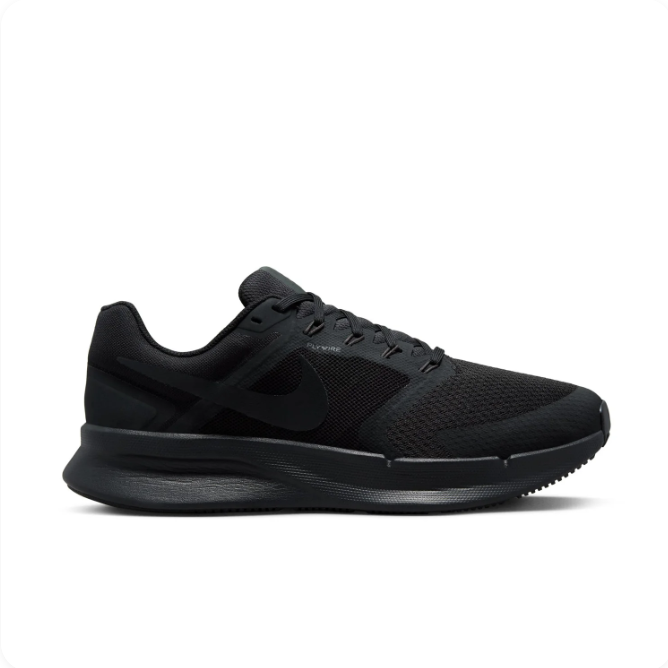 Nike All-Black Low-Top Sneakers with Tonal Swoosh